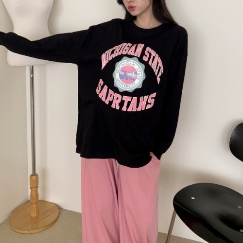 더바디시크릿 여성 미시간 맨투맨 티셔츠 JJ24358