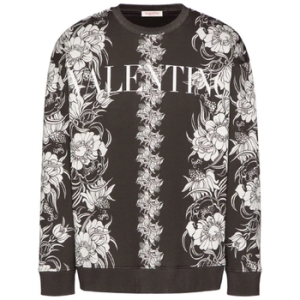 발렌티노 로고 프린트 긴소매 맨투맨 티셔츠 VMF22J8GN