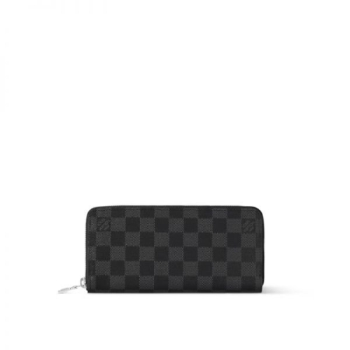 루이비통 지피 호리즌탈 다미에 그라파이트 지퍼 장지갑 N00056