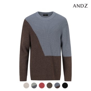 ANDZ 로우게이지 세미오버핏 니트_BZC4ER1103
