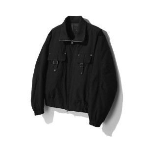 일꼬르소 유틸리티 하이넥 차징 점퍼 블랙 IEJU4F302BK