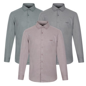 인디안 중년 남성 가을 겨울 긴팔 남방 셔츠 MIENL3W9101