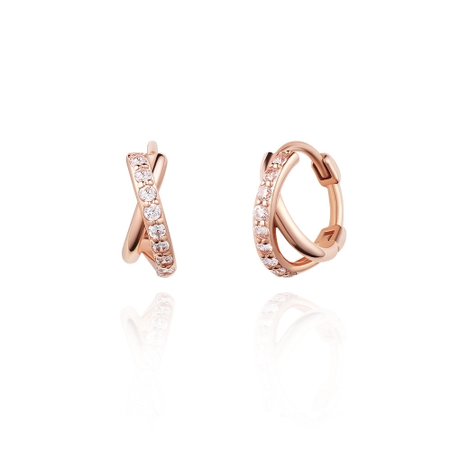 스톤헨지  크로싱 14K 큐빅 원터치 귀걸이 SA24C60K