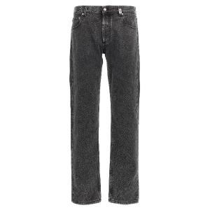 알렉산더맥퀸 806156QYABB1213 Metal plate jeans
