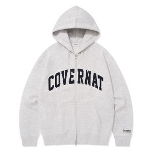 커버낫 남녀공용 아치 로고 기모 후디 집업 헤더 그레이_CO2403HZ03HG 345111