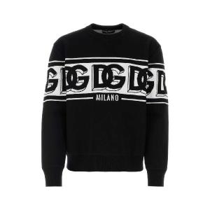 돌체앤가바나 DOLCE GABBANA GXM96TJEMK9 N0004 Black stretch polyester blend sweater