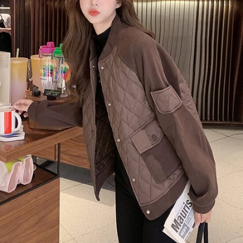 몽드 렌디아누빔배색점퍼 mde2300837