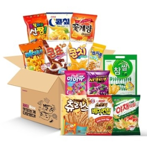크라운제과  크라운 봉지과자 까까파티 세트