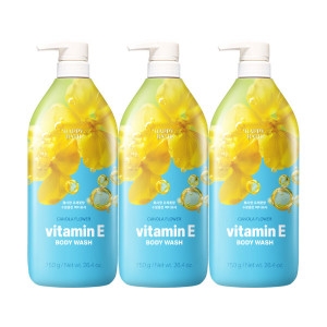 해피바스 비타민E 바디워시 유채꽃 750g