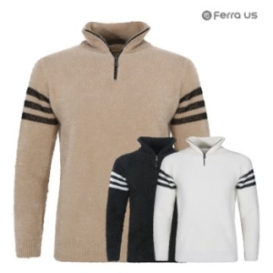 페라어스  남성 앙고라 라인업 반집업 골프 니트 CTF4LU2484