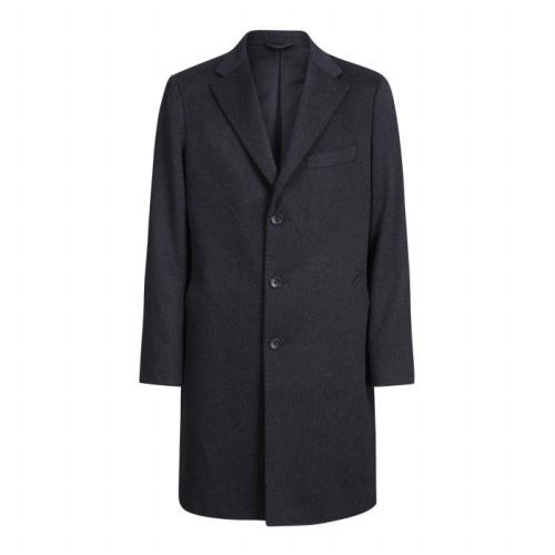 콜롬보 수입원단 캐100 솔리드 체스터 코트 네이비_MRCBW24101NAV