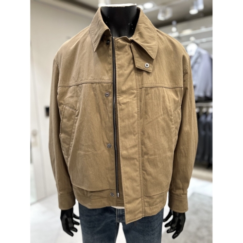 지이크파렌하이트 FAHREN 내추럴 크링클 코튼 숏점퍼_FHMAH6303 베이지 블랙