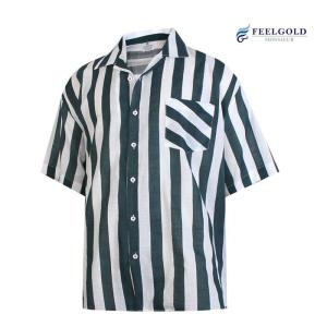 필골드 BZE847LO_49 오픈카라 줄지2 오버핏 NM576