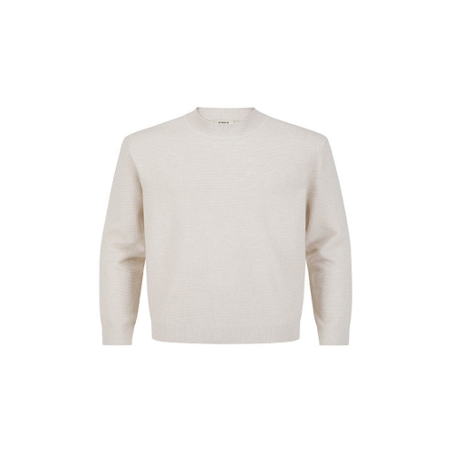 지오지아 남성 소프트 터치 모크넥 스웨터 AEE4EU1103 100 MGR