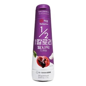 백설 하프칼로리 발사믹드레싱 255g