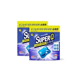 슈퍼큐 캡슐세제 오션브리즈 100개입
