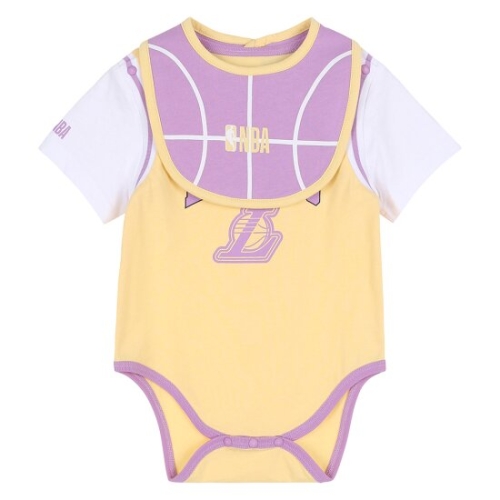 NBA-KIDS KIDS BOS 팀 플레이어 바디수트 턱받이 세트 5-2 K225TO002P