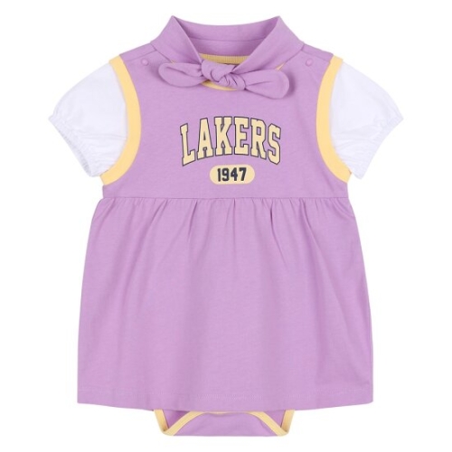 NBA-KIDS KIDS GSW 여아 원피스 바디수트 헤어밴드 세트 5-2 K225TO003P