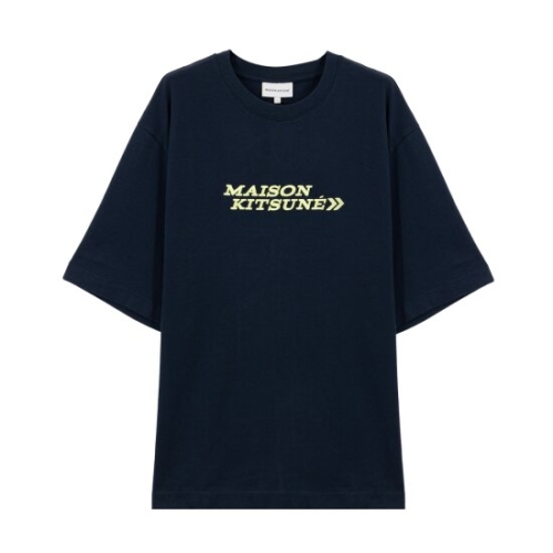 메종키츠네 남성 고 패스터 로고 반팔 티셔츠 NAVY MM00114KJ011 - 에누리 가격비교