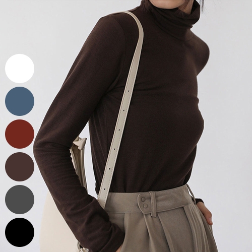 아이우먼 빅사이즈폴라티 J888L410 걸스베이직폴라면긴팔티 DS