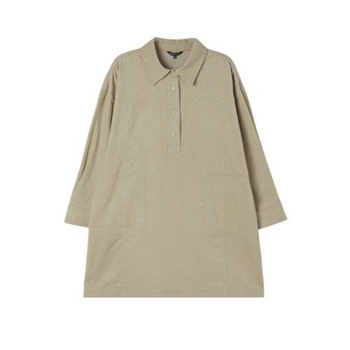 랩 코듀로이 카라원피스 AQ4WOA64