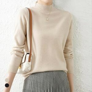 KARRA 카라 하프넥데일리니트_A4F0705