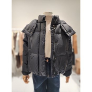 라인(LINE) N854 여성 투웨이 탈부착 구스 다운자켓 NDJKNK0200SOB