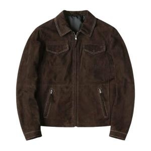 빠니깔레 MARIO이태리 고트스킨스웨이드 스티치염소가죽자켓 f-gljp01dbr