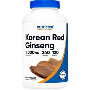 뉴트리코스트 한국산 인삼 1000mg 240캡슐