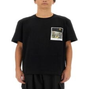 헬무트랑 후드 티셔츠 O06HM514 001 BLACK