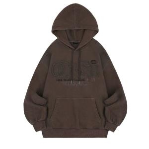 피그먼트 오드스튜디오 ODDSTUDIO ODSD 데미지 오버핏 후드 BROWN OO3FUHT101BR 237550