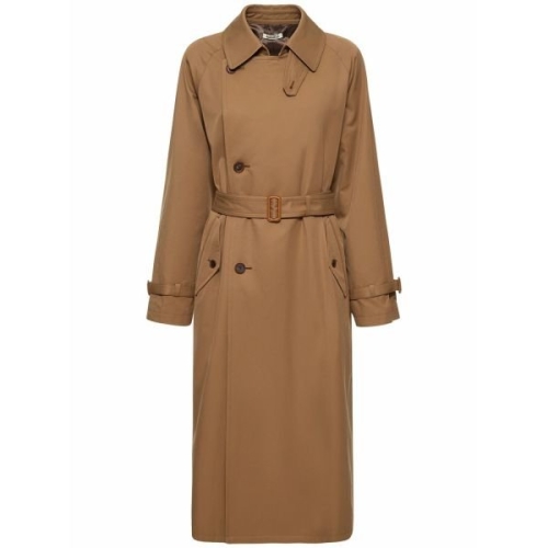 EnC 오라리 WED FINX CHAMBRAY TR H COAT LIGHT BROWN A23AC01CG 워시드 핀스 샴브레이 트렌..