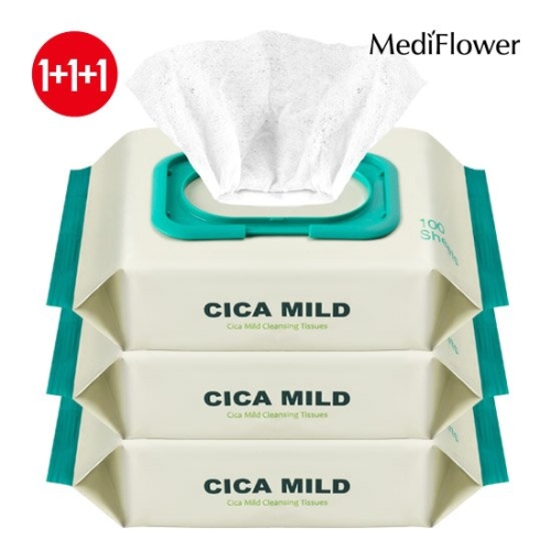 메디플라워 시카 마일드 클렌징 티슈 100매