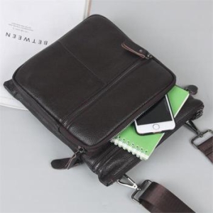 라일리 Rly 30대 남자 크로스백 브라운 가죽가방 크로스 메신저백 S9551396