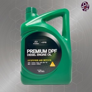 모비스 순정 프리미엄 PC 디젤 엔진 오일 10W30 6L x 1개  현대모비스프리미엄승용디젤 DPF장착차량전용엔진오일