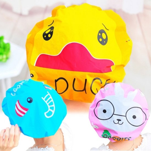 동물 방수 샤워 헤어캡