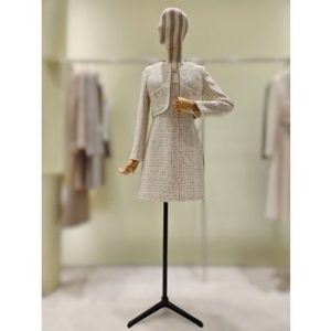 라인(LINE) N755 자켓 레이어드 트위드 원피스 NWOPOK0800