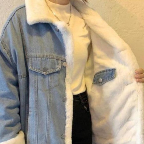 오노마 ONM 트렌디룩 양면 퍼 데님 점퍼 자켓 LD574 20267278