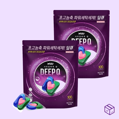아이러브베베 딥큐 캡슐세제 샤르망부케 100개입