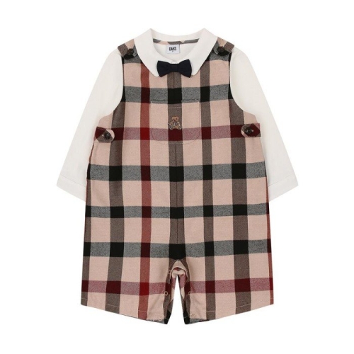 닥스베이비 기모체크 점퍼팬츠 세트 (EUW20VP02M_BG)