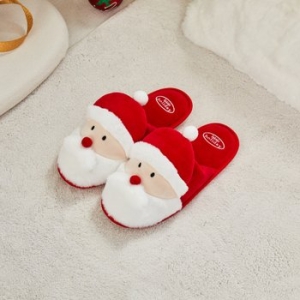 엠에이치앤코 모던하우스 크리스마스 산타 슬리퍼 슬라이드형 레드 M