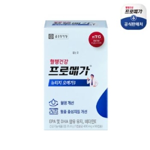 종근당건강 프로메가 뉴티지 오메가3 430mg 60캡슐
