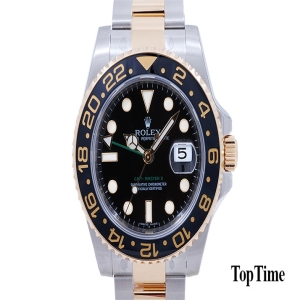 롤렉스 GMT마스터2 콤비 검정판 40mm 116713LN