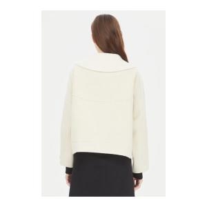 SISLEY 니트 카라 토글 단추 숏 코트_SACT33361IV ML843125