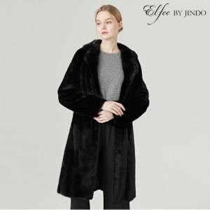 진도 Elfee 풀스킨 휘메일 밍크 롱코트 E8W3EC13