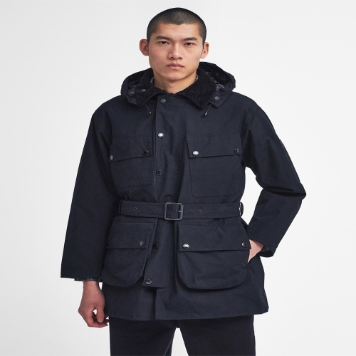 바버 남성 인터내셔널 바돈 워터프루푸 블랙자켓 B.INTL BARDON WATERPROOF URJU4F049 BK