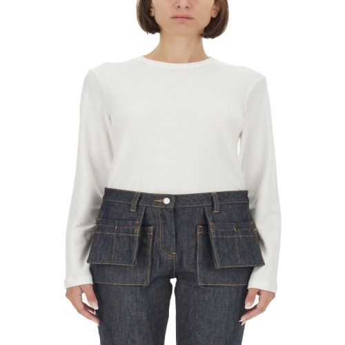 헬무트랑 반팔 티셔츠 O06HW507 100 WHITE