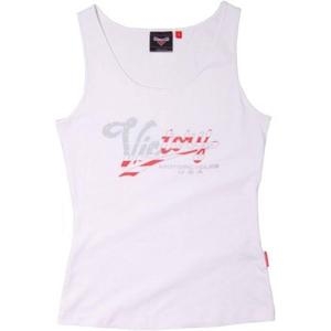 빅토리  모터사이클 뉴 OEM 여성용 화이트 USA 탱크탑 셔츠 미디엄 286325903
