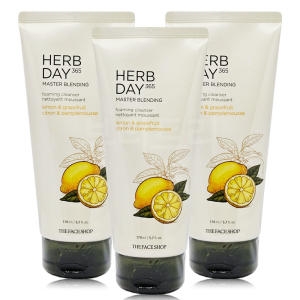 더페이스샵 허브데이 365 클렌징 폼 레몬 앤 자몽 170ml
