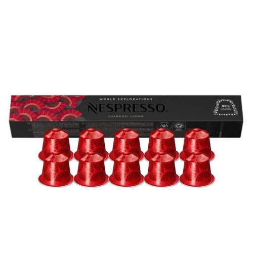 네스프레소  오리지널 월드 익스플로레이션 상하이 룽고 10캡슐